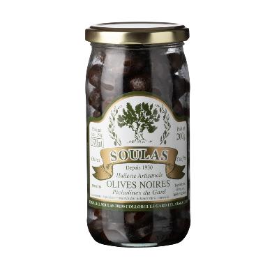 Olives noires Picholines du Gard - bocal 200g