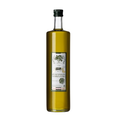 Huile d'olive vierge extra - bouteille 1 litre